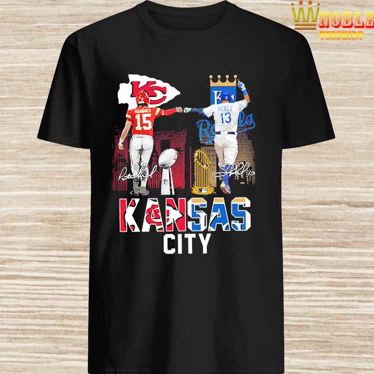 Kansas City Chiefs Mahomes And Kansas City Royals Perez Shirt, hoodie, tank  top, sweater and long sleeve t-shirt