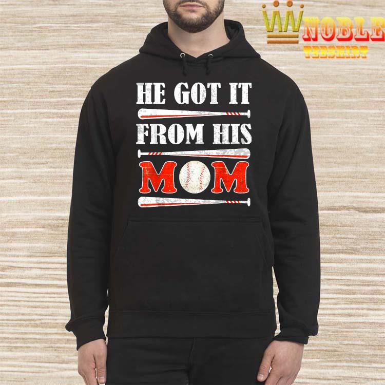 LOVE BASEBALL MOM PULLOVER HOODIE