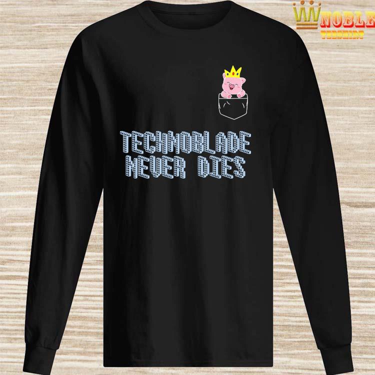 Technoblade Never Dies Character Graphic T-shirt Gamer Merch Gildan Med  Orange