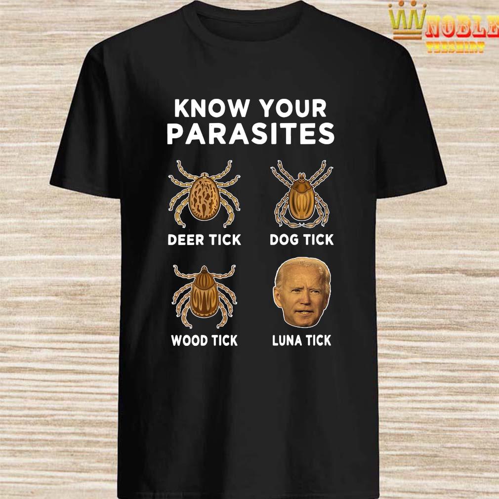 know your parasites luna tick shirt