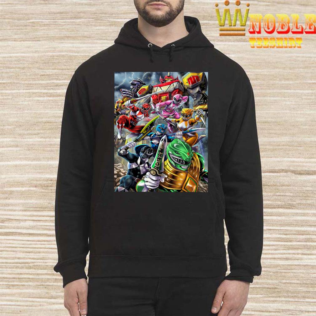 mighty morphin power rangers long sleeve shirt