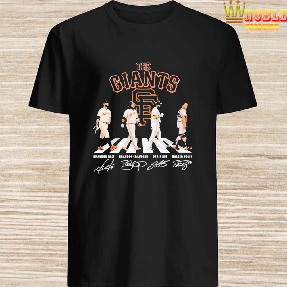 The San Francisco Giants Abbey Road signatures shirt, hoodie