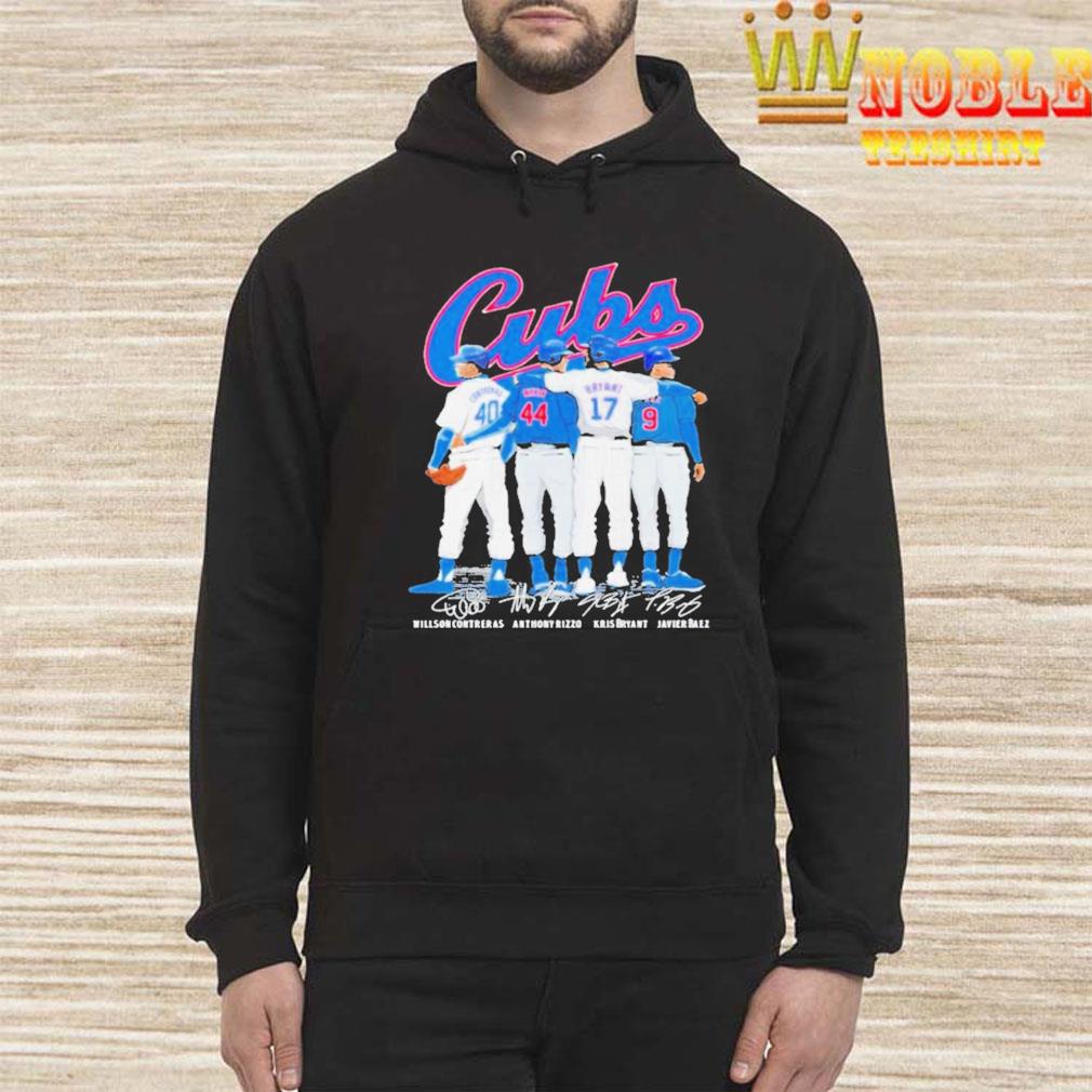 Cubs Willson Contreras Anthony Rizzo Kris Bryant Javier Baez signatures  shirt, hoodie, sweater, long sleeve and tank top