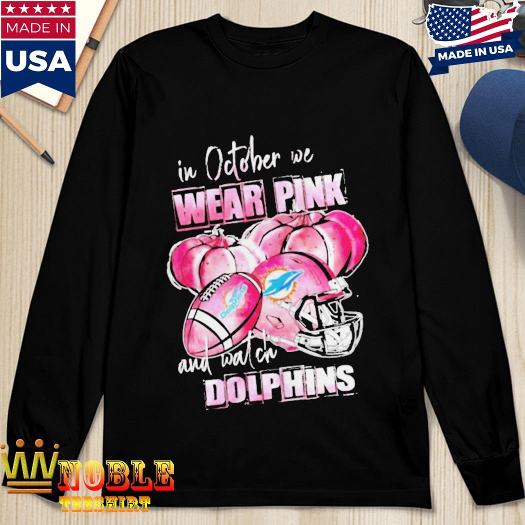 In october we wear pink and watch Rams Breast Cancer Halloween shirt -  Kingteeshop