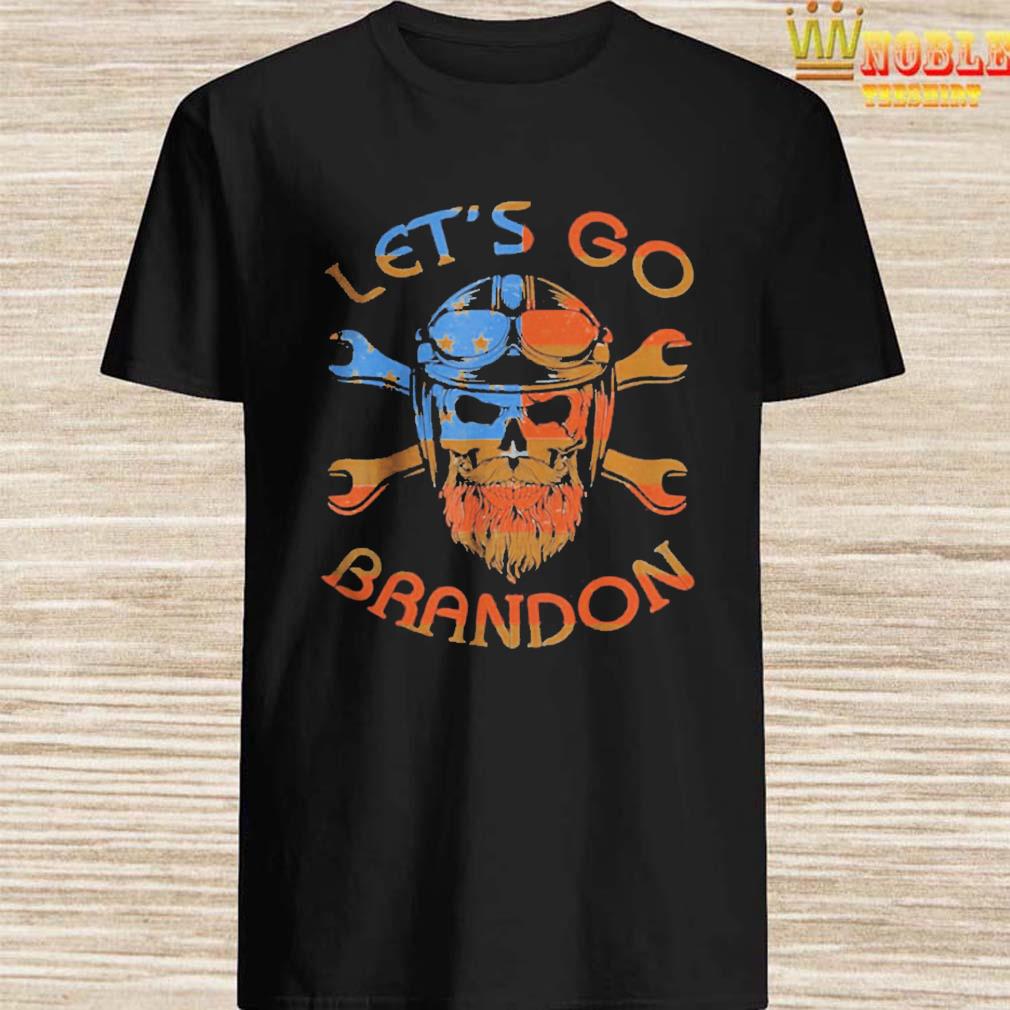 Let S Go Brandon 2024 Skull Shirt Hoodie Tank Top Sweater And Long   Lets Go Brandon 2024 Skull Shirt Shirt 