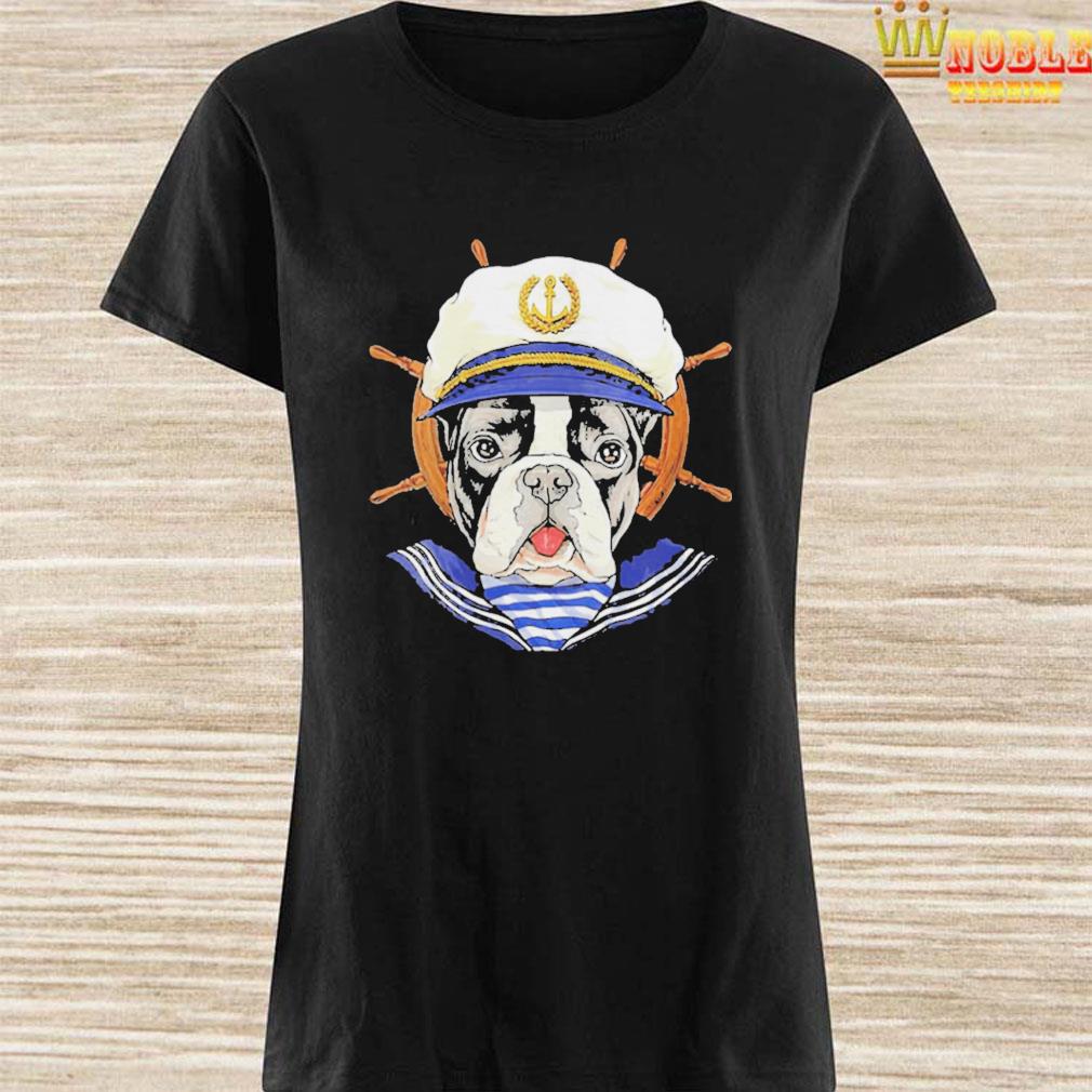 French Bulldog Sailor Boat Captain French Bulldog Dog Shirt - NVDTeeshirt