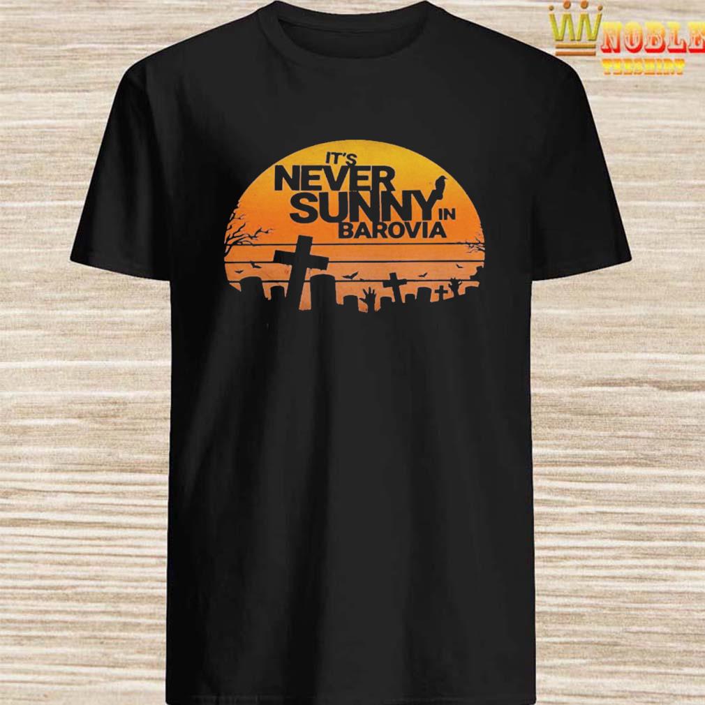 it's never sunny in barovia shirt