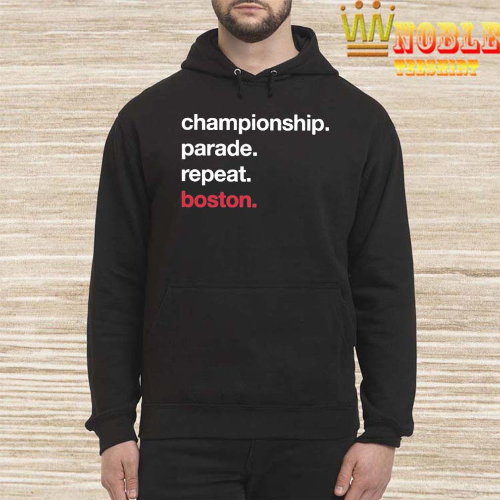 Championship parade repeat Boston circle logo 2023 T-shirt, hoodie,  sweater, long sleeve and tank top