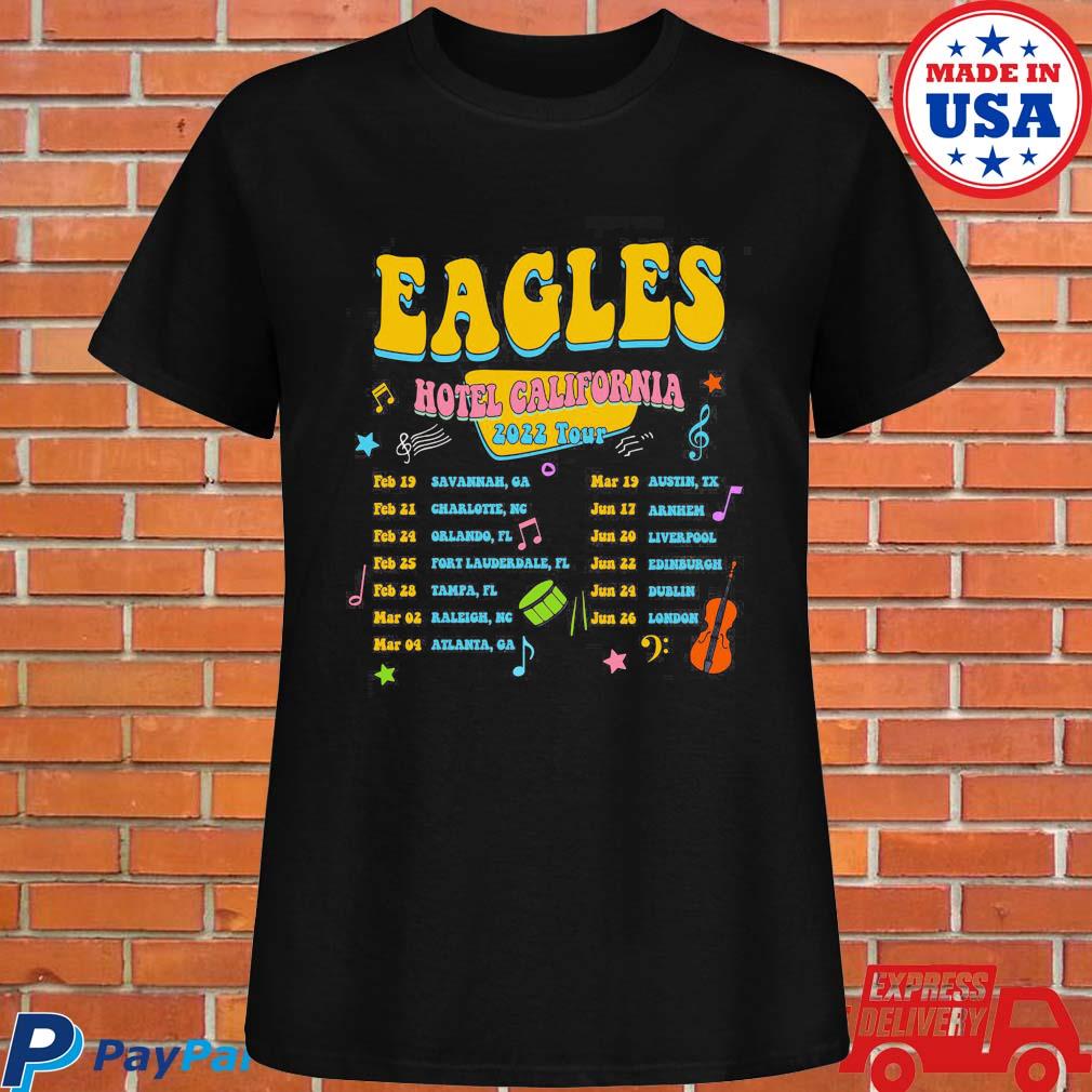 T-Shirt EAGLES Hotel California Classic Rock Band Herren 100