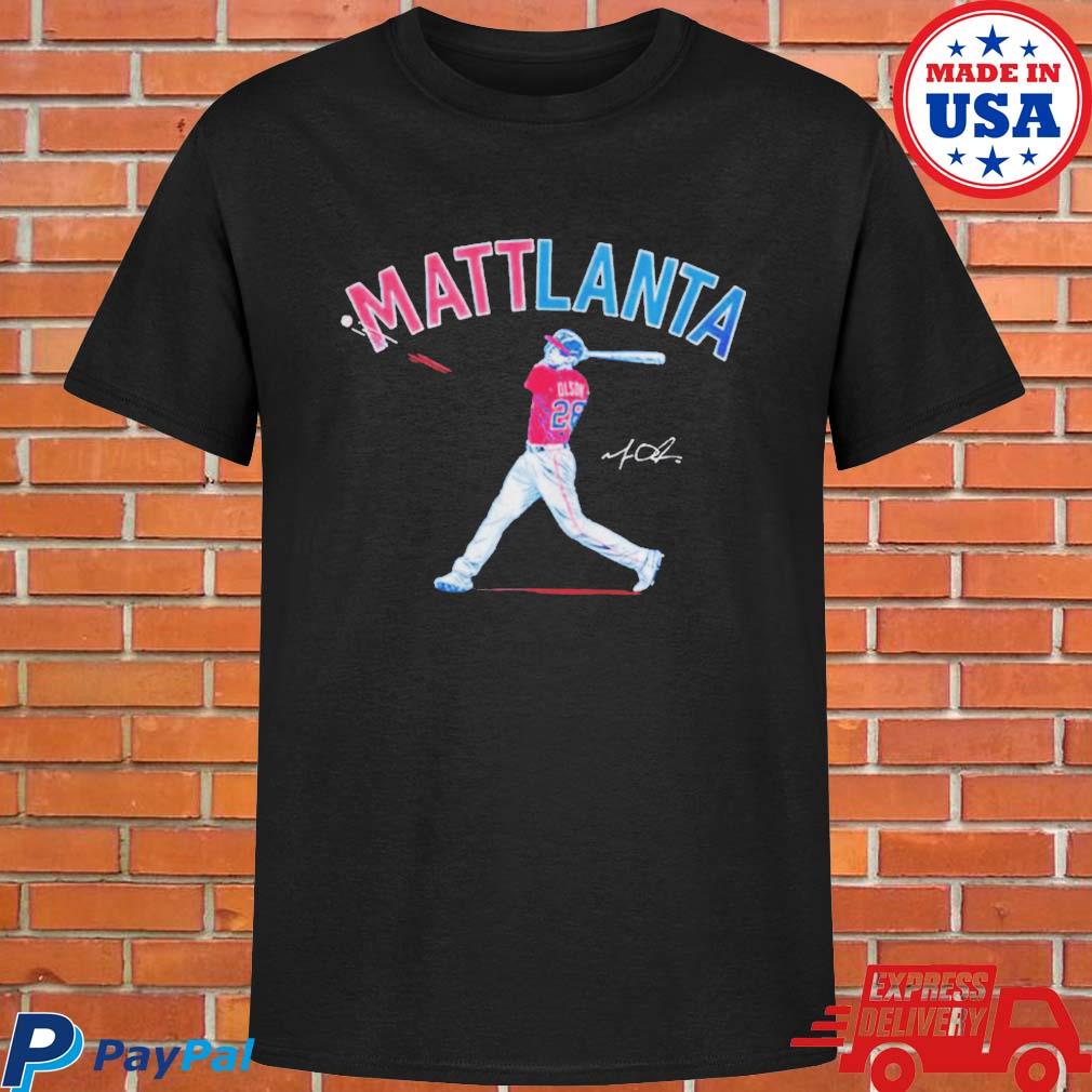 Mattlanta matt olson atlanta baseball T-shirt, hoodie, tank top, sweater  and long sleeve t-shirt