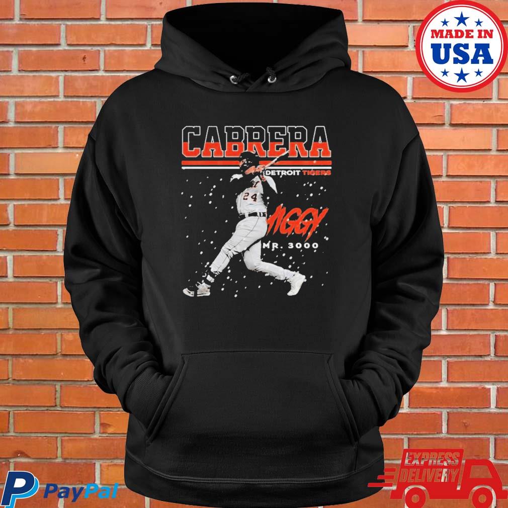 Miguel cabrera detroit tigers mr 3000 graphic 2022 shirt, hoodie