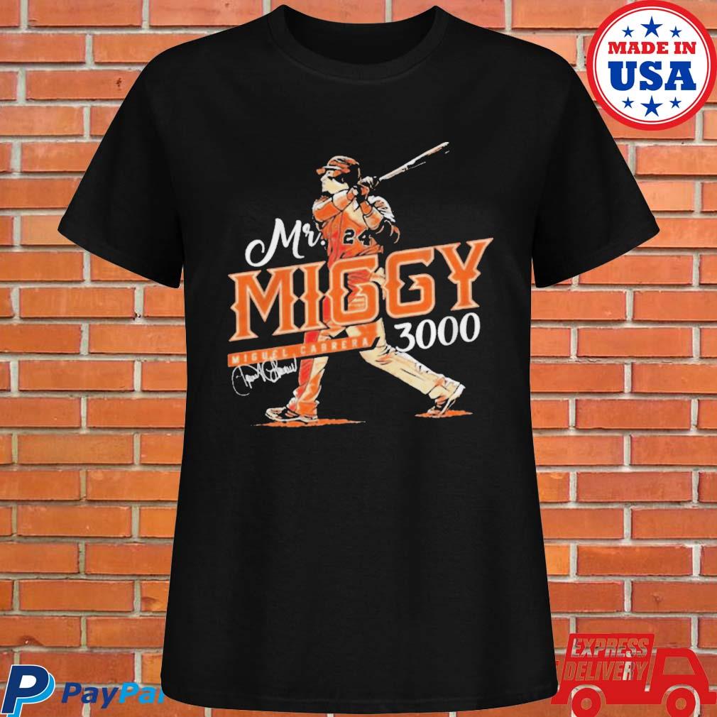 Official Miguel cabrera detroit tigers mr 3000 graphic T-shirt, hoodie,  tank top, sweater and long sleeve t-shirt