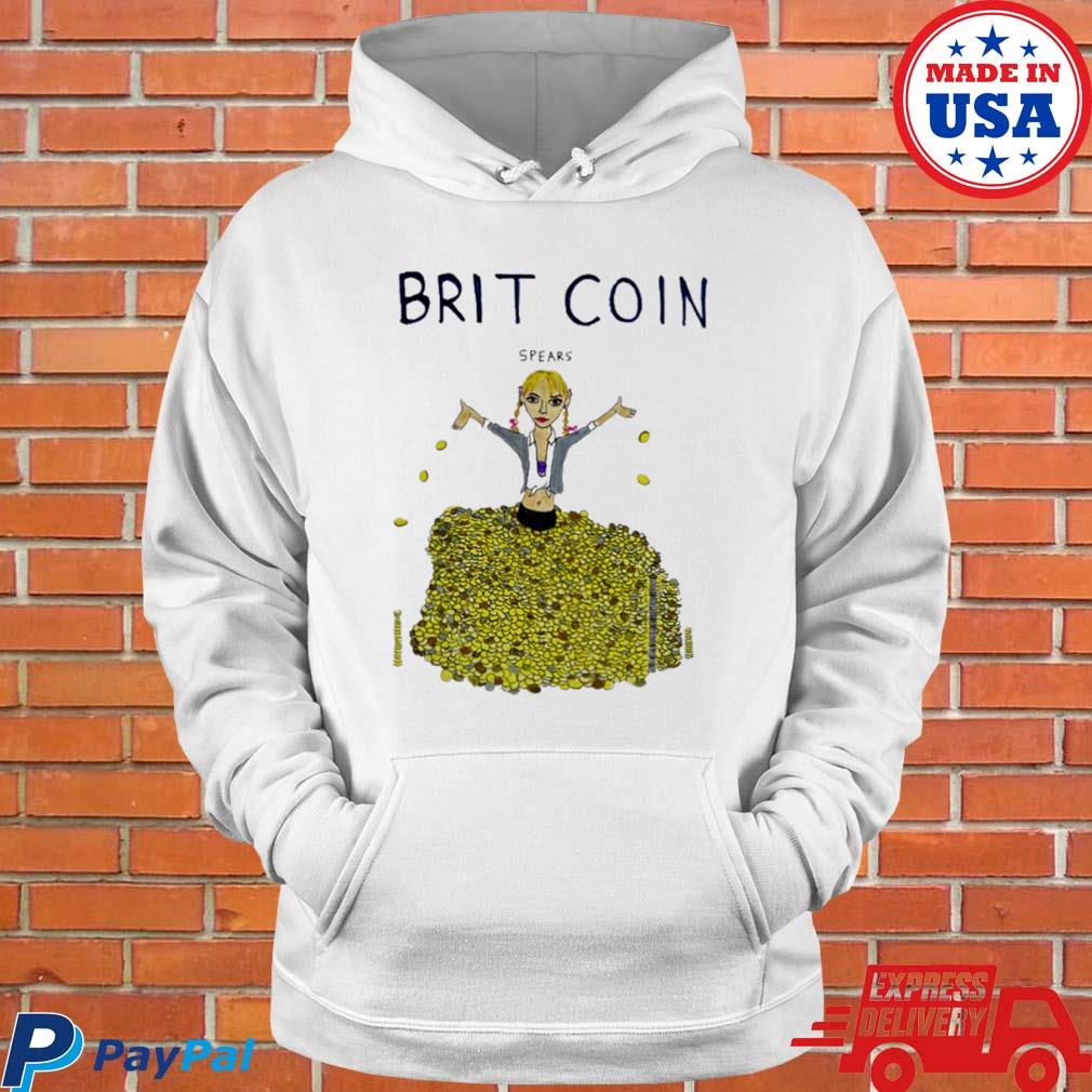Official Hilary duff wore brit coin spears T-s Hoodie