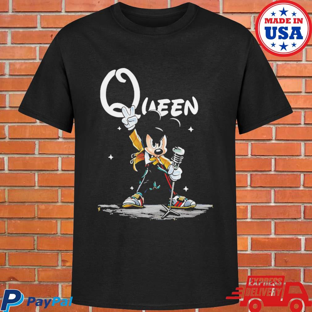 Official Queen mickey mouse singing T-shirt
