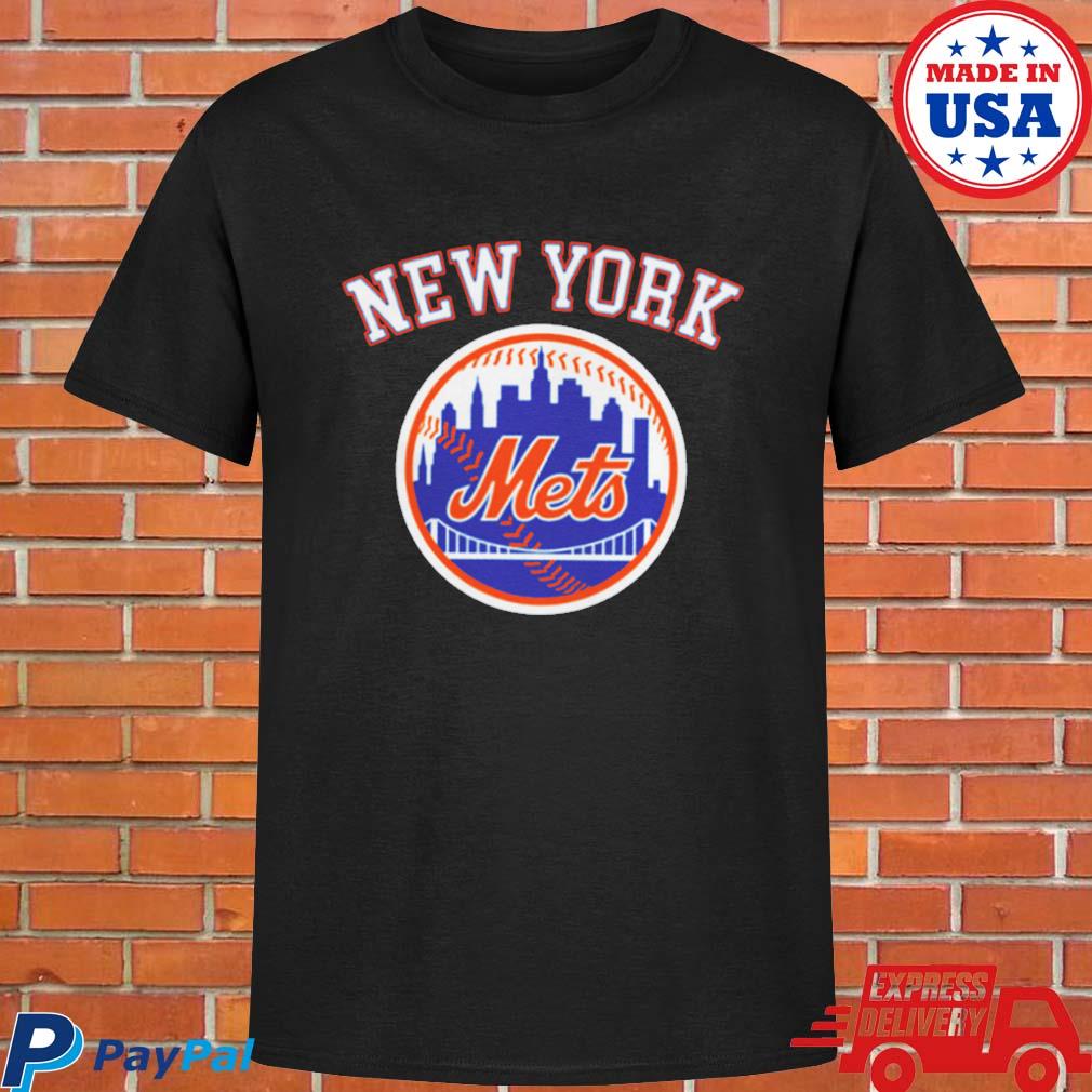 VTG MLB New York Mets Orange Baseball Jersey