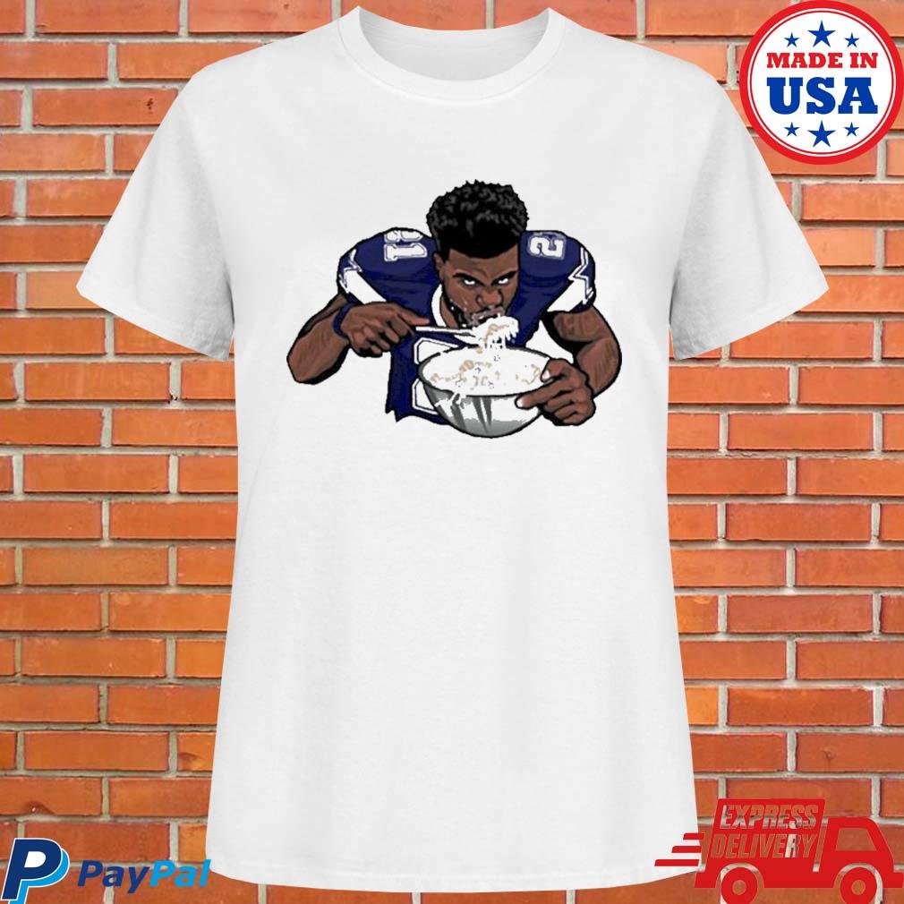 : Ezekiel Elliott - Men's Soft & Comfortable T-Shirt PDI  #PIDP801476, Black, Small : Clothing, Shoes & Jewelry