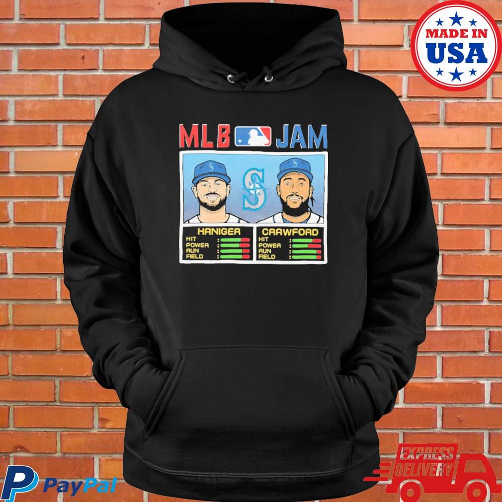 MLB Jam Mariners Haniger And Crawford T Shirt