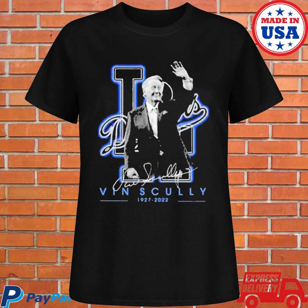 RIP Vin Scully Los Angeles Dodgers T-Shirt - Shirt Low Price