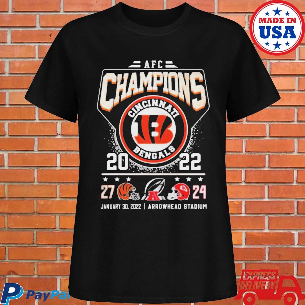 Official Cincinnati Bengals 2022 AFC Championship T-Shirt, hoodie