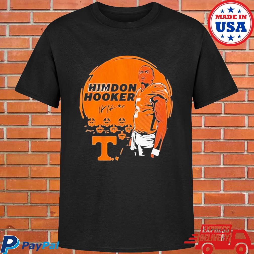 Official Tennessee volunteers Football himdon hooker signature 2022 T-shirt