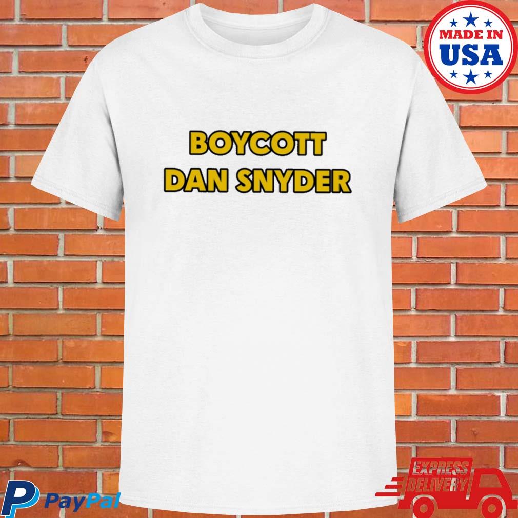 Official Boycott dan snyder T-shirt