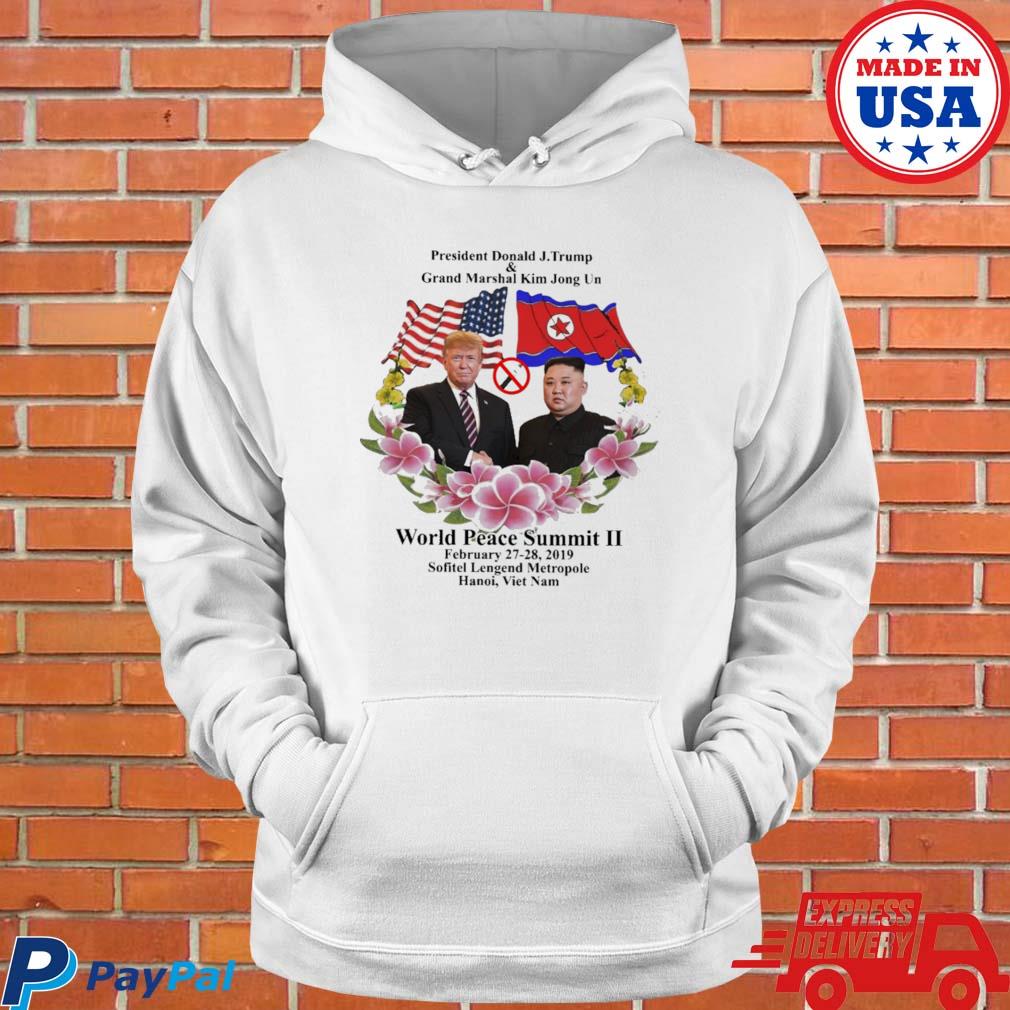 Official President Donald Trump grand marshal kim jong un world peace summit iI T-s Hoodie