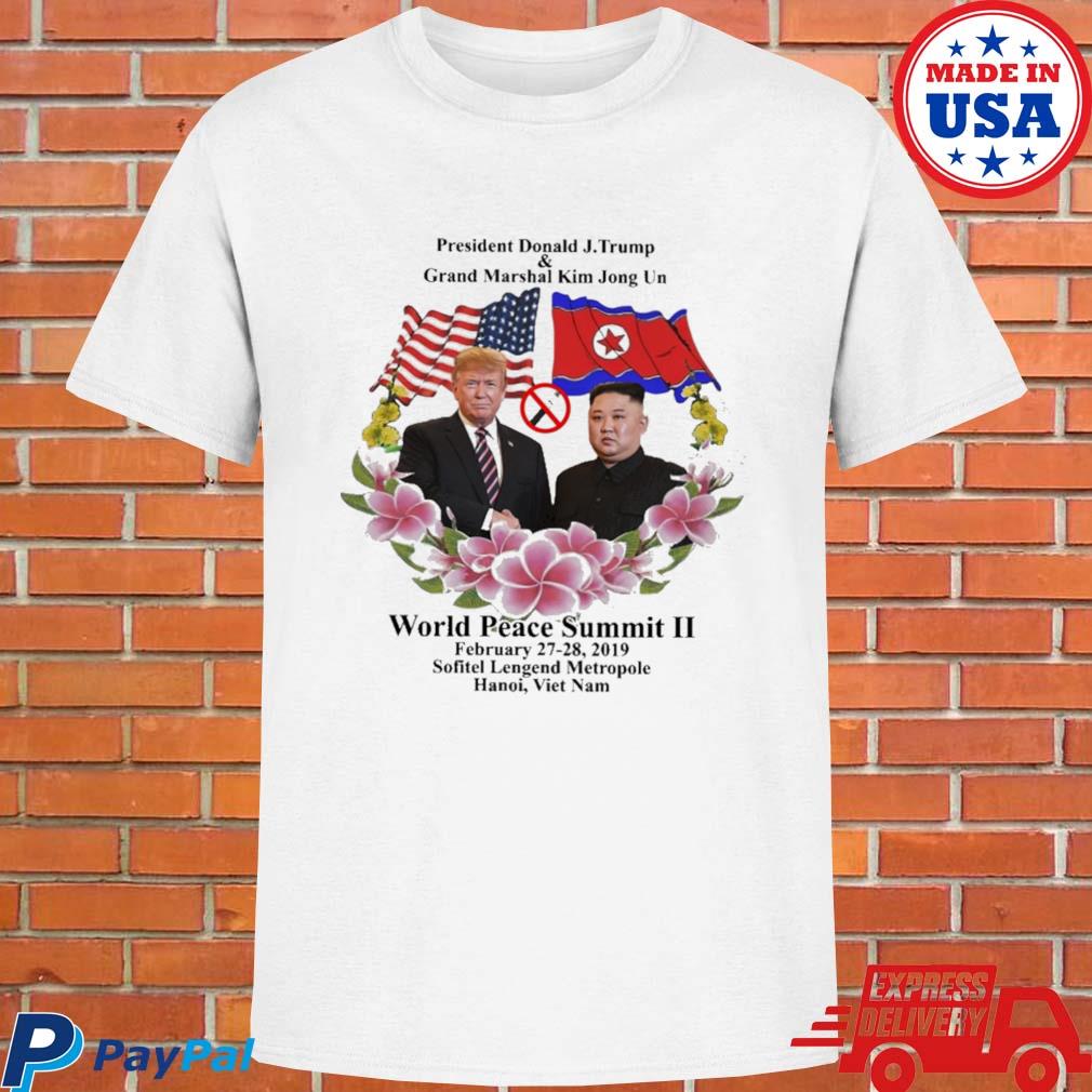 Official President Donald Trump grand marshal kim jong un world peace summit iI T-shirt