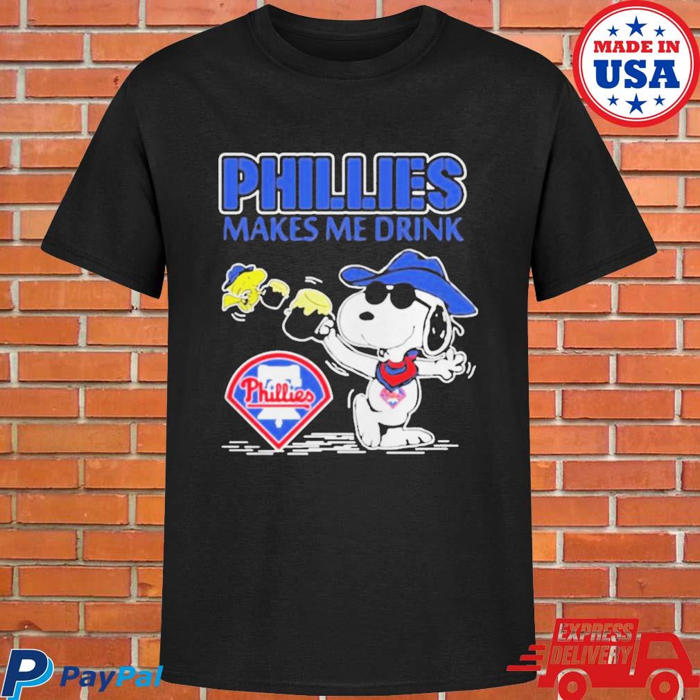 Snoopy And Woodstock New York Yankees Makes Me Drinks Shirt