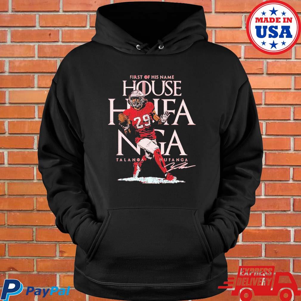 Talanoa Hufanga Football Paper Poster 49ers 3 Long Sleeve T-Shirt