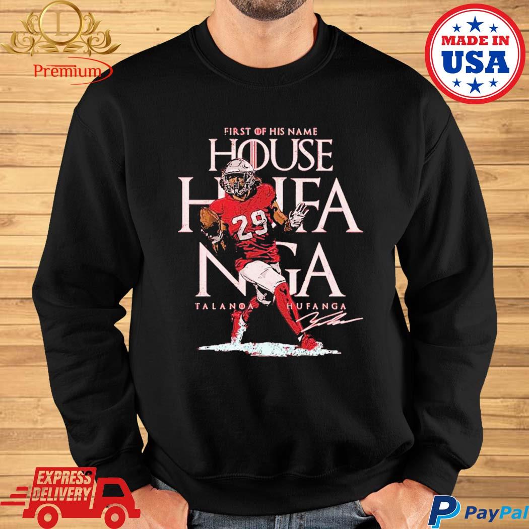 Talanoa Hufanga Huf 29 49ers Signature T-Shirt - KitOmega