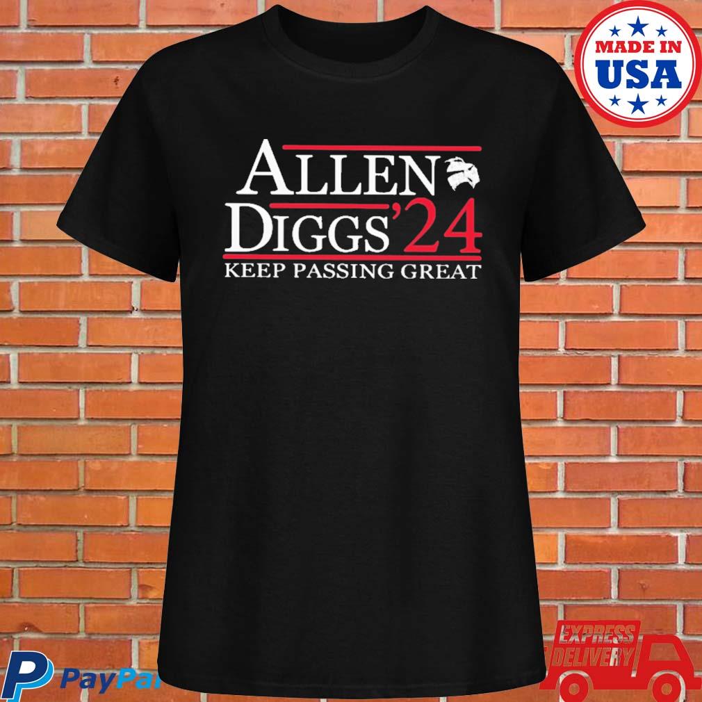 Official Allen diggs '24 keep passing great T-shirt, hoodie, tank top,  sweater and long sleeve t-shirt