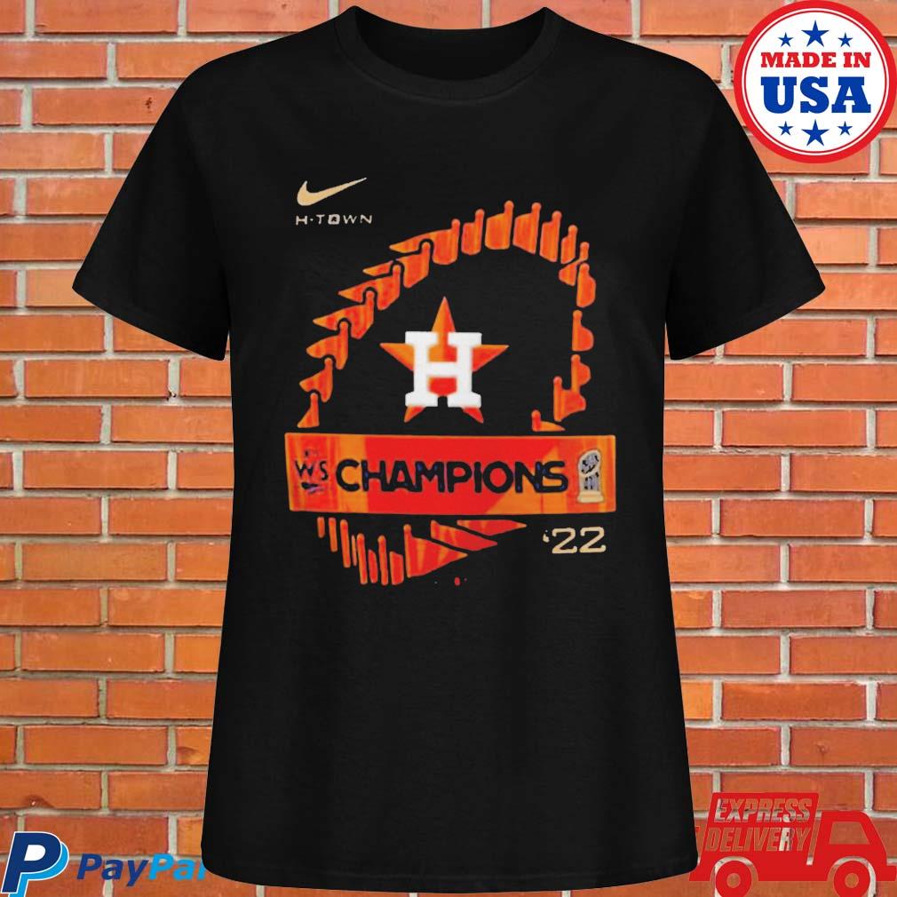 Official Awesome nike 2022 world series champions houston astros triblend T- shirt, hoodie, tank top, sweater and long sleeve t-shirt