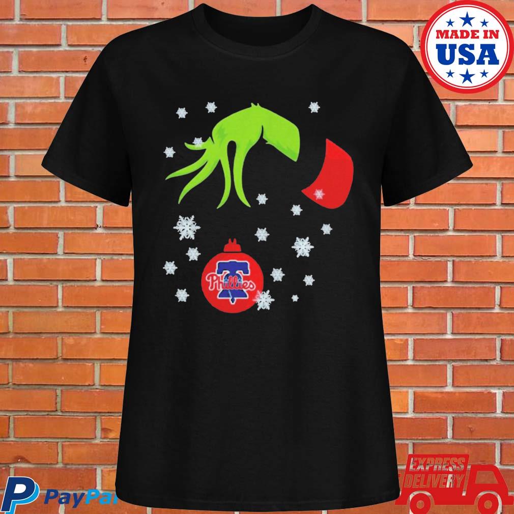 Santa Grinch hug Philadelphia Phillies shirt, hoodie, longsleeve,  sweatshirt, v-neck tee