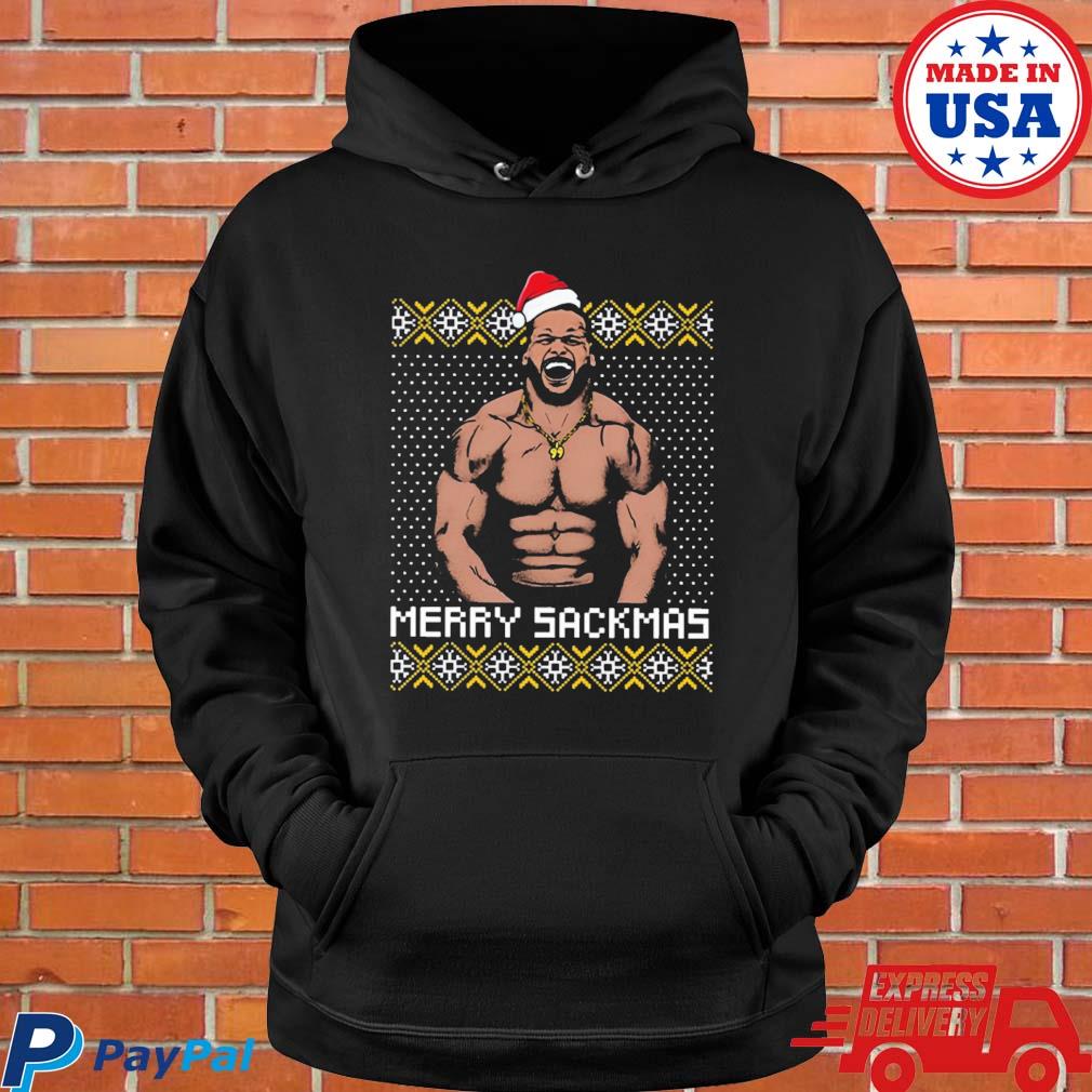 Aaron Donald Merry Sackmas Swea T-Shirt - TeeHex