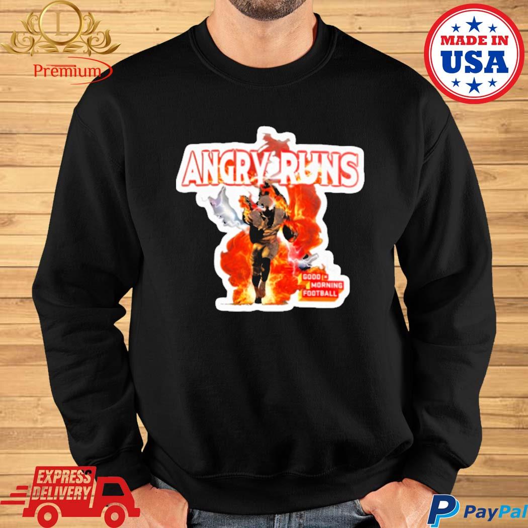 Official Angry runs good morning Football kyle brandt josh allen T-shirt,  hoodie, tank top, sweater and long sleeve t-shirt