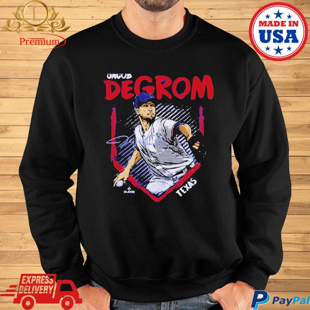  Jacob deGrom Texas Name & Number (Front & Back) T-Shirt :  Sports & Outdoors