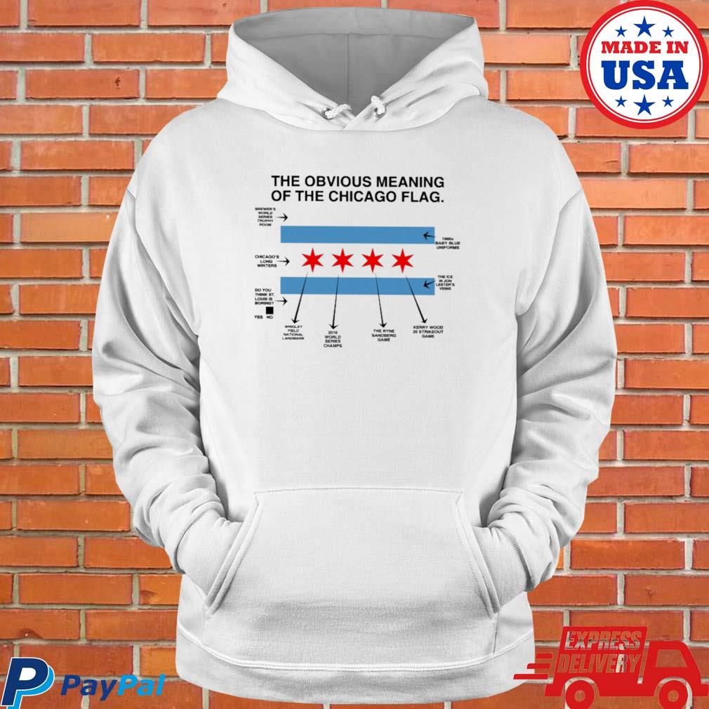 Official The obvious meaning of the chicago flag obvious T-shirt