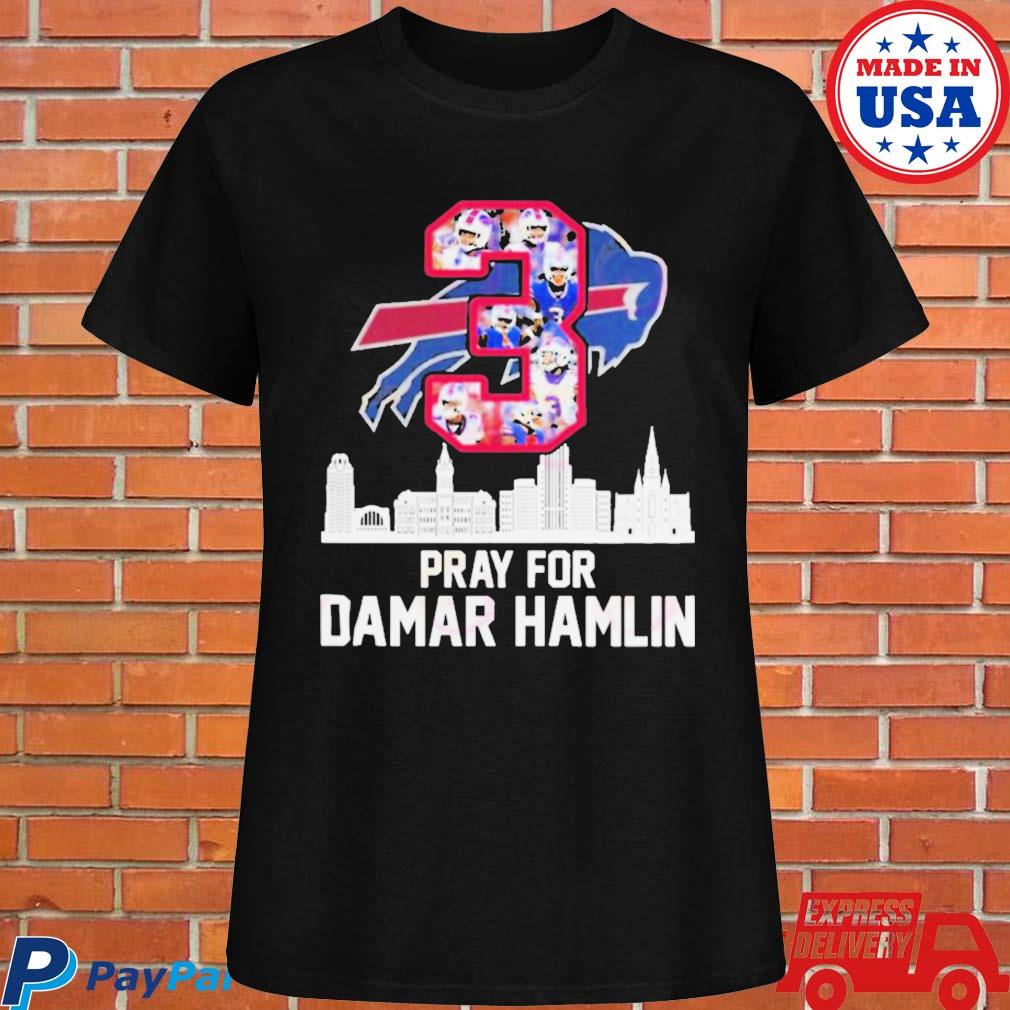 Official Pray for Damar 3 Damar Hamlin t-shirt, hoodie, sweater