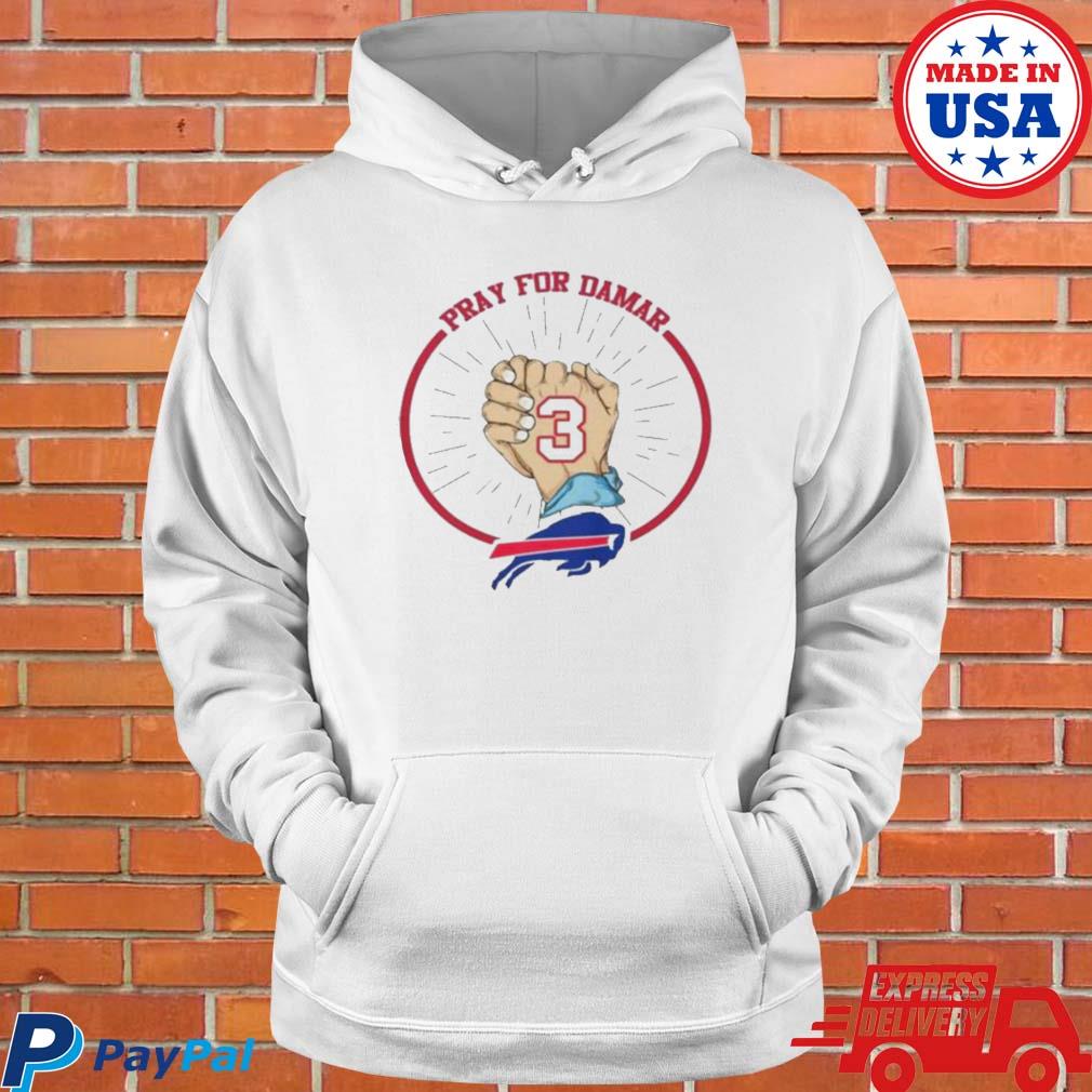 NFL team logo pray for damar hamlin shirt, hoodie, sweater, long sleeve and  tank top