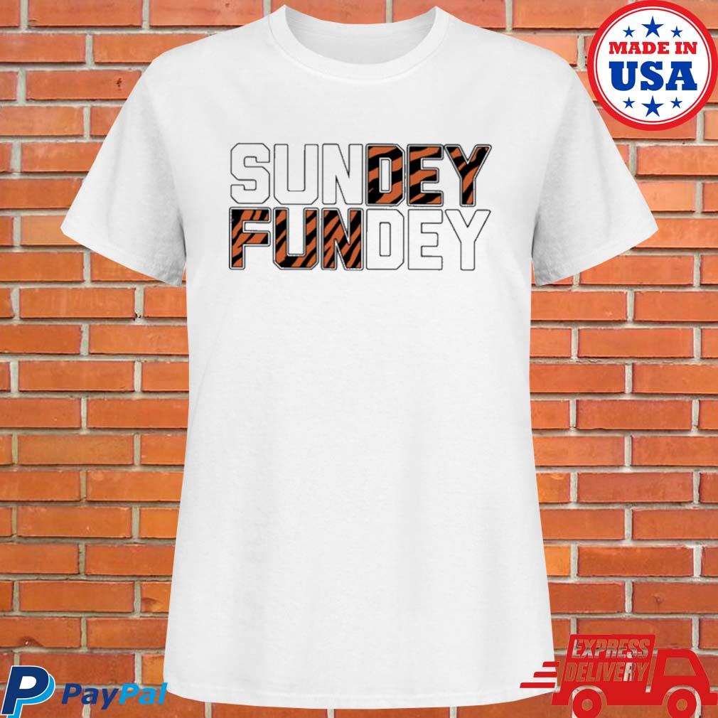 Sunday Funday T-Shirt Sunday Funday Cincinnati Bengals Shirt