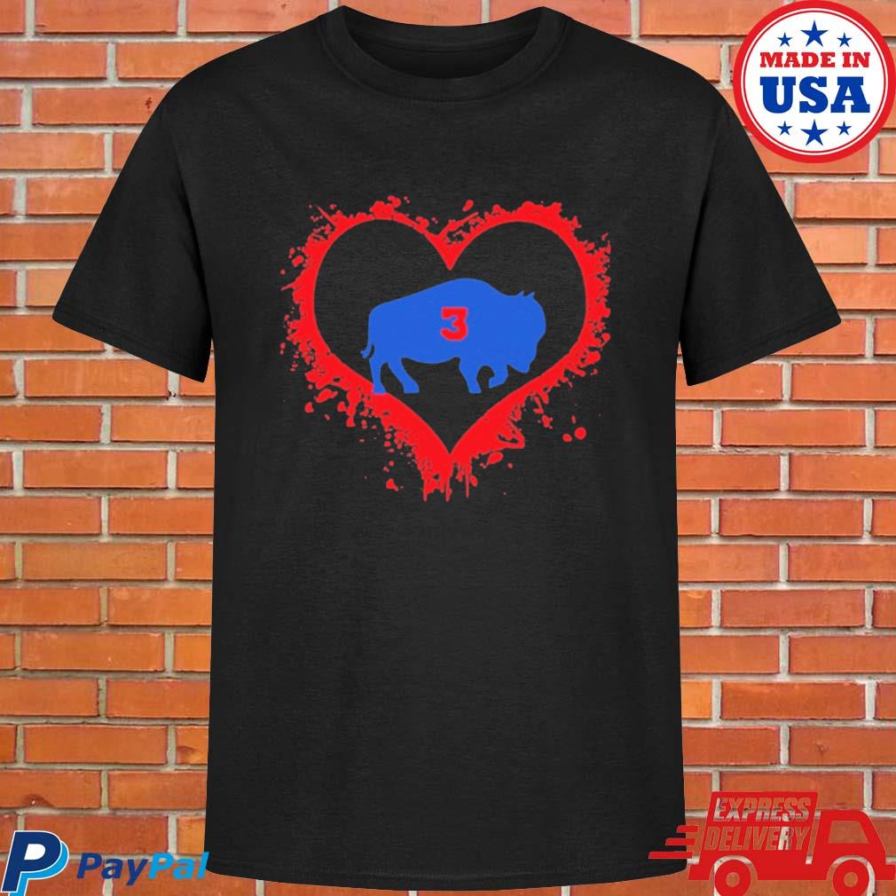 Red Heart Damar Hamlin T-Shirt