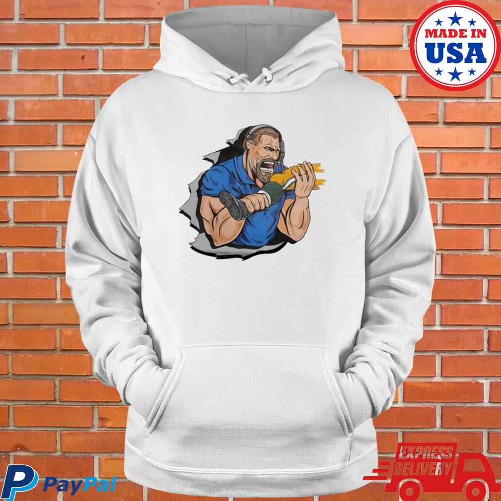 Detroit Lions Dan Campbell Biting Kneecaps shirt, hoodie, sweatshirt and  tank top