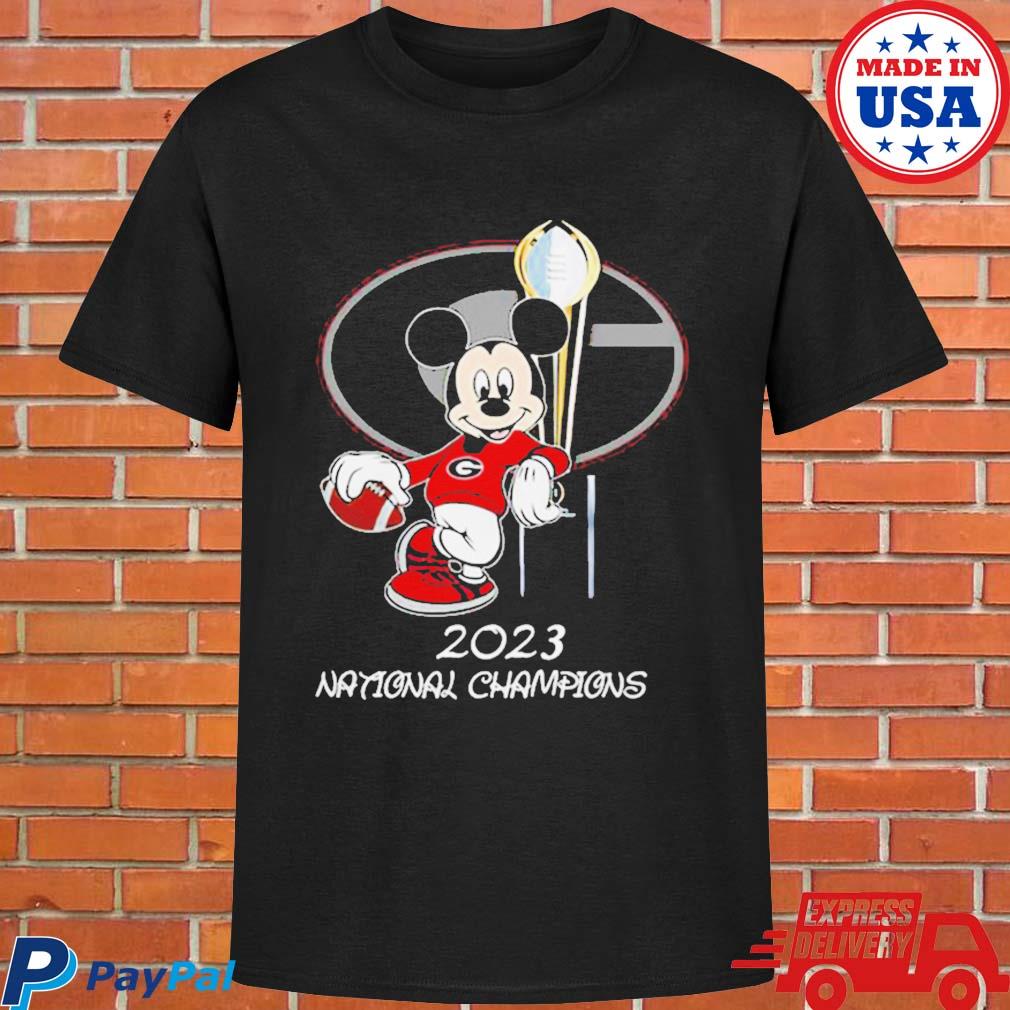 Georgia Bulldogs 2023 national championship mickey mouse champions