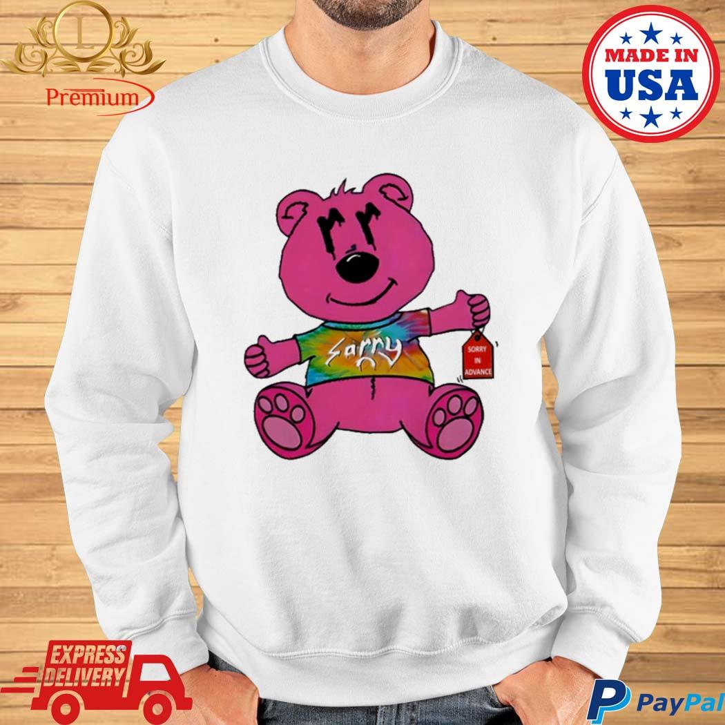 Official Joe burrow pink bear sorry in advance T-shirt, hoodie, tank top,  sweater and long sleeve t-shirt