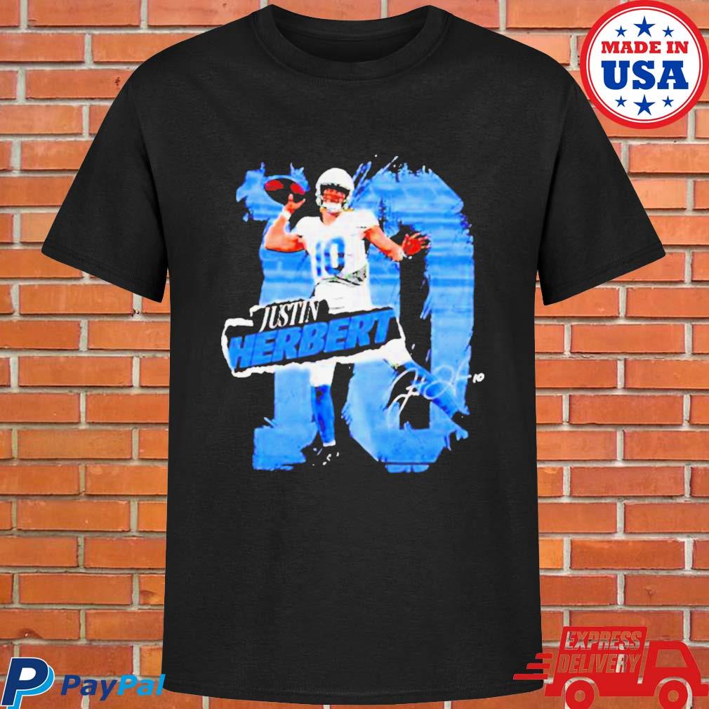 Justin Herbert 10 for Los Angeles Chargers T-Shirt