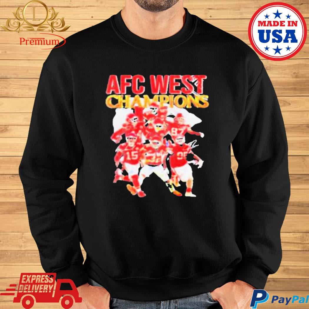 Kansas City Chiefs 2023 AFC West champions shirt, hoodie, sweater