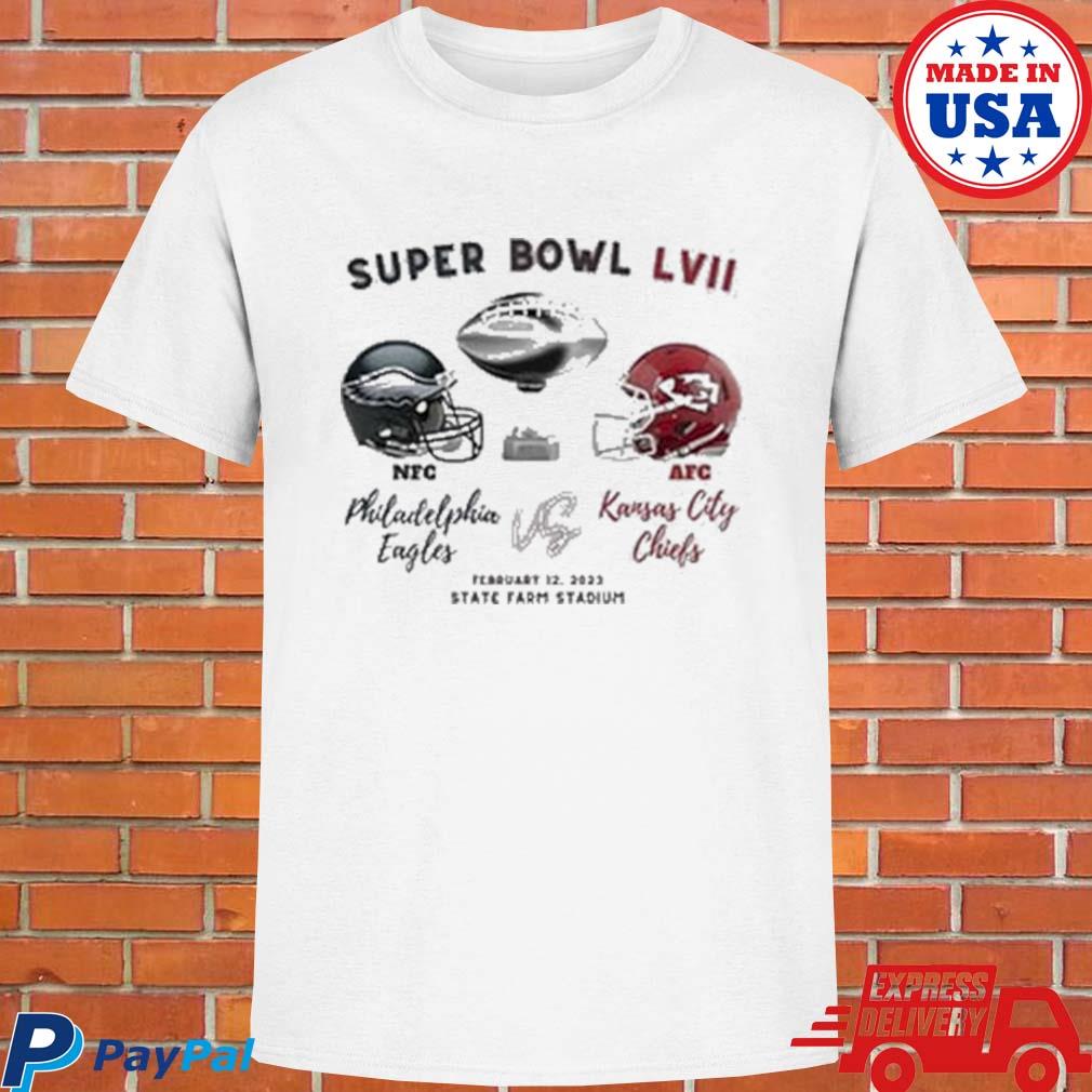 AFC Philadelphia Eagles Vs NFC Kansas City Chiefs Super Bowl LVII 2023 shirt,  hoodie, sweater, long sleeve and tank top