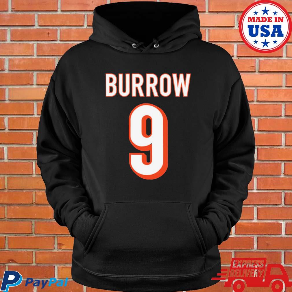 Number 9 Joe Burrow Jersey Number Graphic T-Shirt - Trending Tee