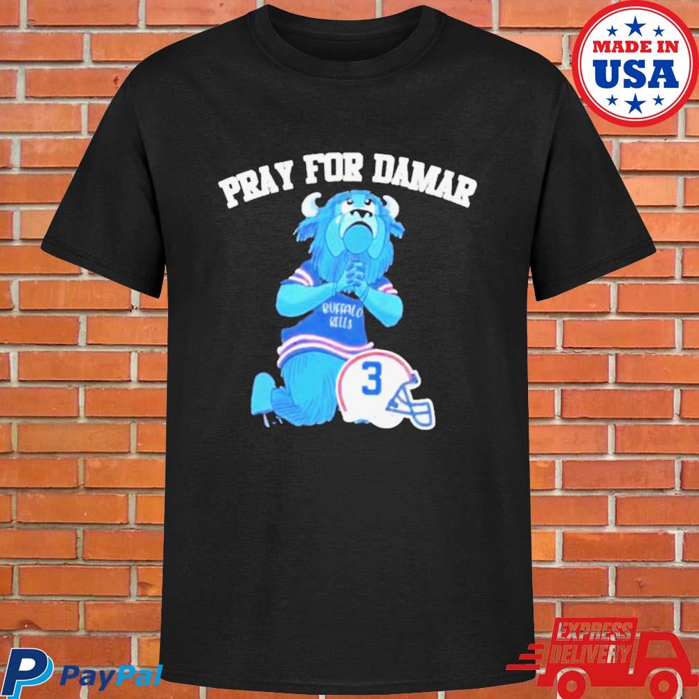 Official pray for damar hamlin 3 Buffalo Bills T-shirt, hoodie, tank top,  sweater and long sleeve t-shirt