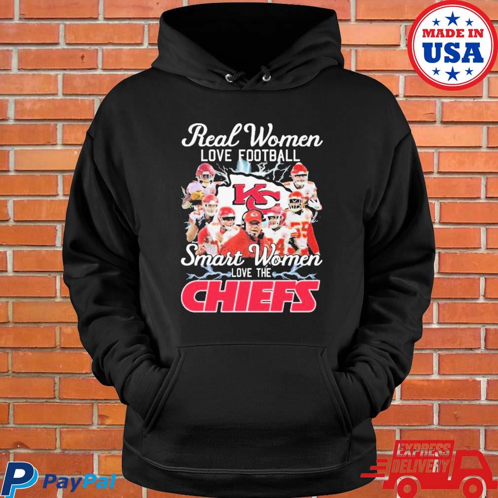 Real Women Love Football Smart Women Love The Kansas City Chiefs 2023  shirt, hoodie, sweater, long sleeve and tank top